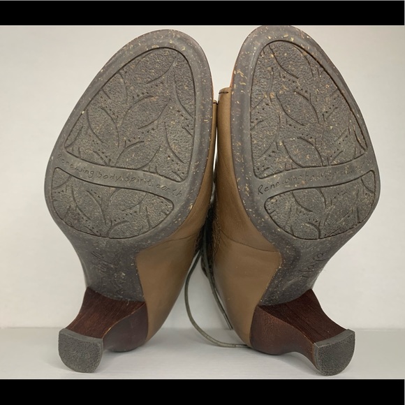 Naya Fennel Leather Booties - Picture 2 of 6